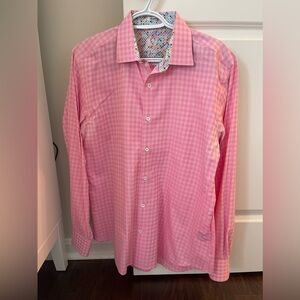 Pink Bugatchi Dress Shirt